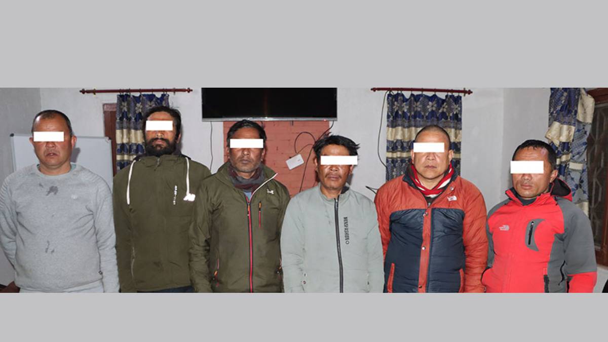 अपहरणमा परेकाे नाटक गर्दै परिवारबाट रकम असुल गर्न खाेज्ने ६ जना पक्राउ