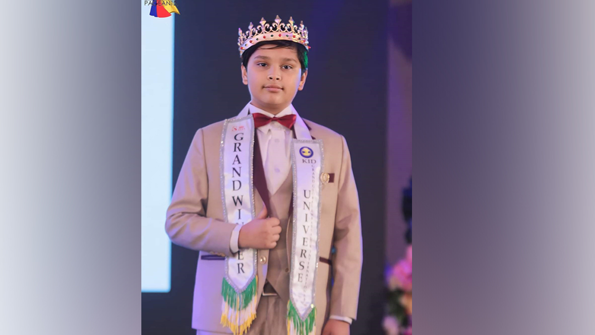 नेपालका आरुष भट्टराईले जिते ‘ग्राण्ड ग्लोबल एम्बेसडर इन्टरनेशनल’ अवार्ड