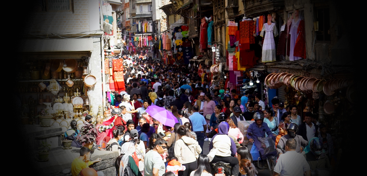 असन-इन्द्रचोकमा दसैं किनमेल गर्नेको घुइँचाे [तस्बिरहरू]