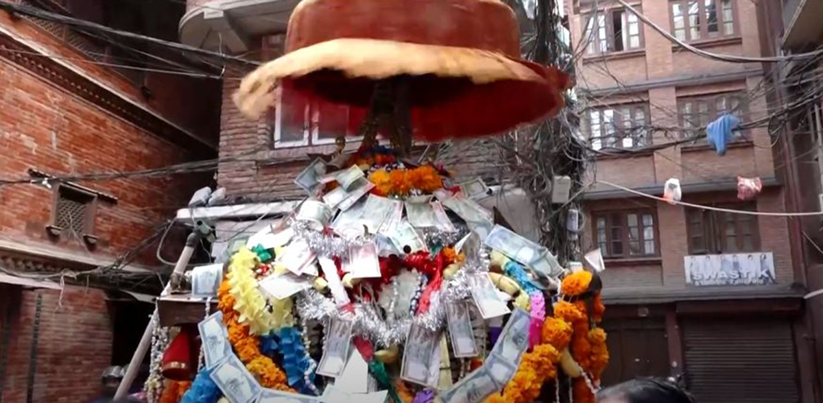 असनमा अन्नपूर्णदेवीको जात्रा