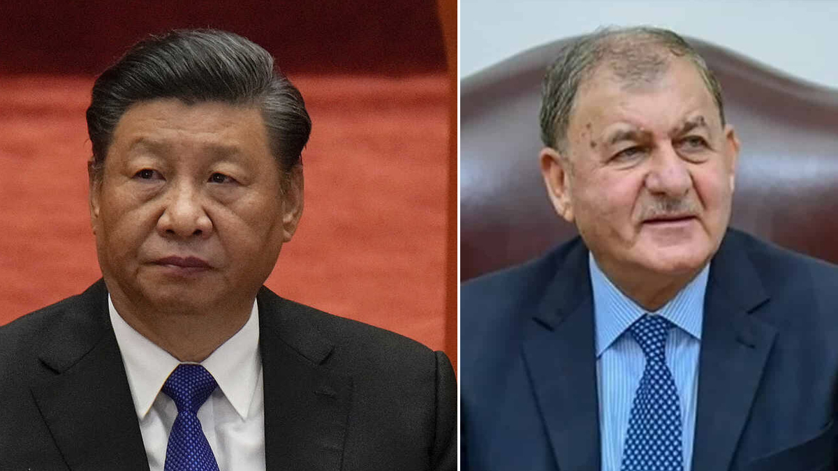 इराकी राष्ट्रपतिलाई चिनियाँ राष्ट्रपतिको बधाई