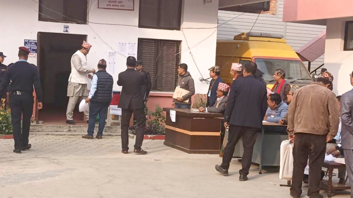 बागमती कांग्रेस संसदीय दलको नेताका लागि मतदान जारी 