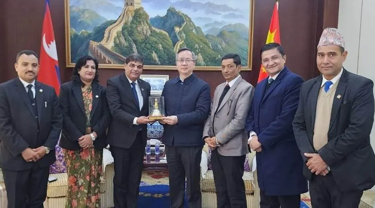 नेपाल बार र चीनका राजदूत सोङबीच भेटवार्ता