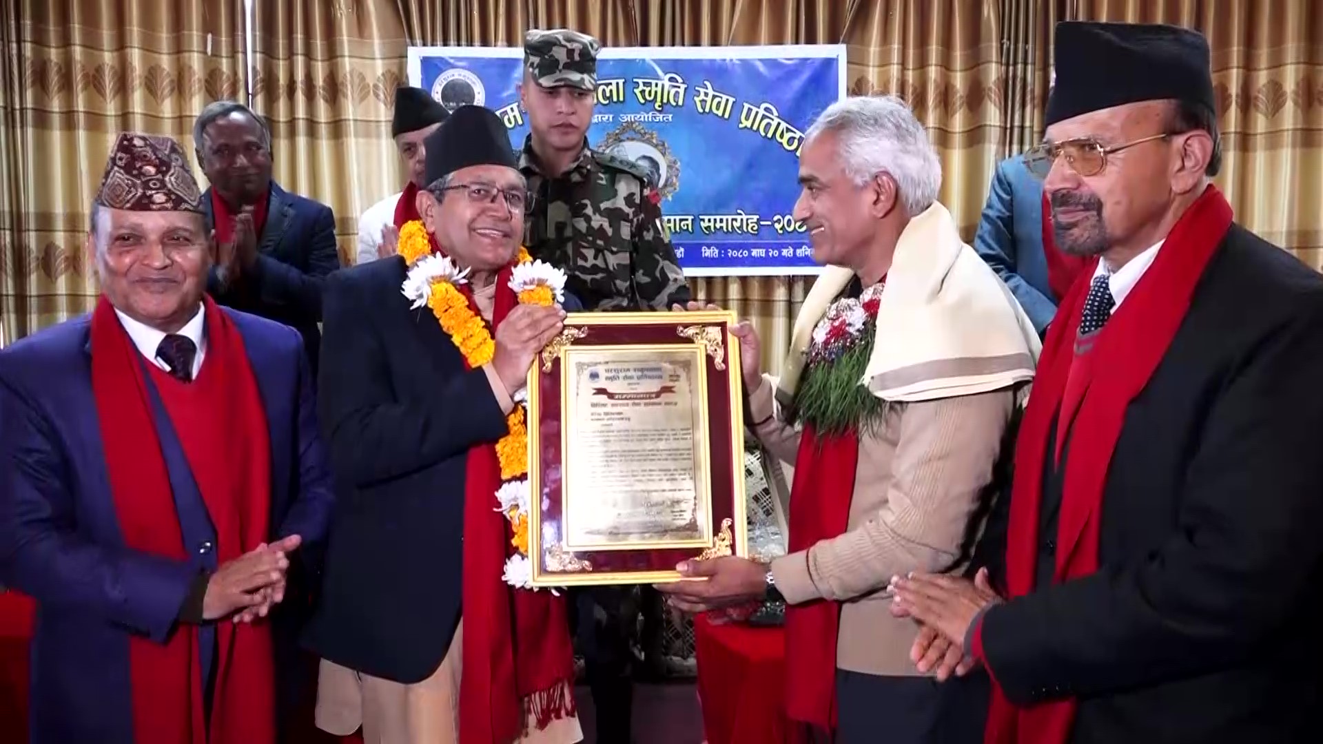 वरिष्ठ मुटुरोग विशेषज्ञ डा. भगवान कोइरालालाई सम्मान