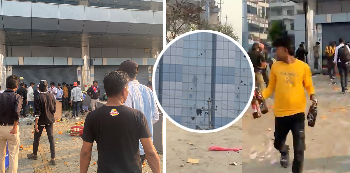 भाटभटेनीमा तोडफोडसँगै लुटपाट