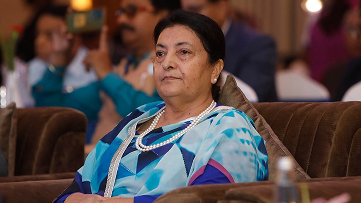 विशेष पत्रकार सम्मेलन गर्दै विद्या भण्डारी