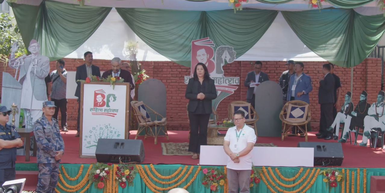 विपी साहित्य महोत्सव शुभारम्भ