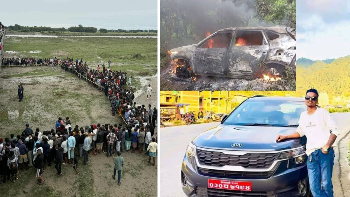 सुन कारोबारको बहानामा हत्या : शव पुलमुनी गाडियो, गाडी जलाइयो 