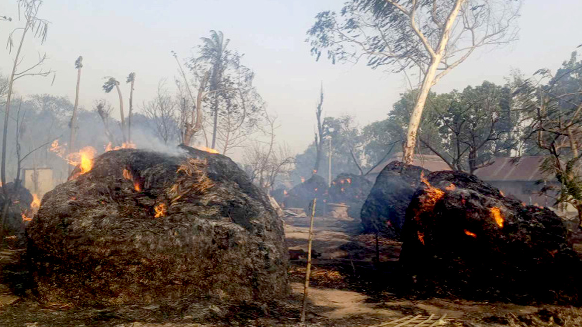 सप्तरीमा भीषण आगलागी, गाउँनै सखाप