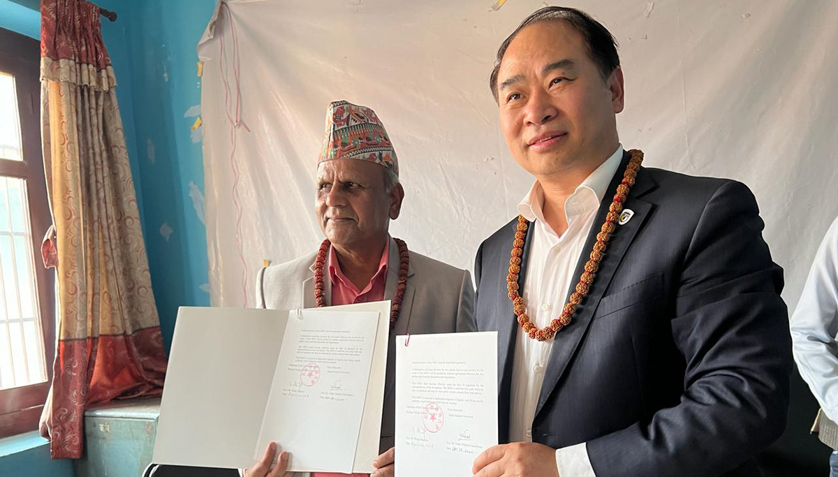 चिनियाँ विश्वविद्यालयको संस्कृत मोह, नेसंविसँग सहकार्यकाे सम्झौता