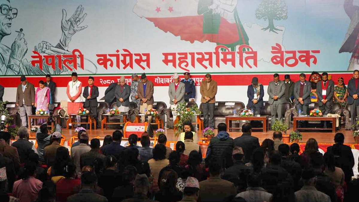 कांग्रेस महासमिति बैठकमा हिन्दु राष्ट्रसम्बन्धी प्रस्ताव पेस