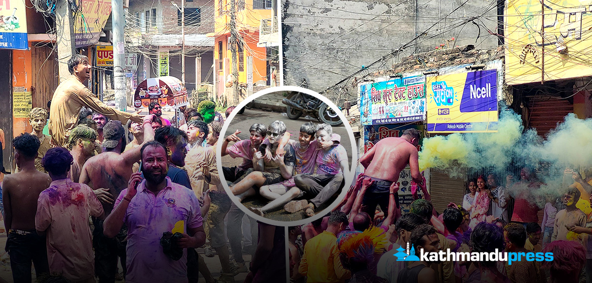 जनकपुरमा खेलियो होली [तस्बिरहरू]