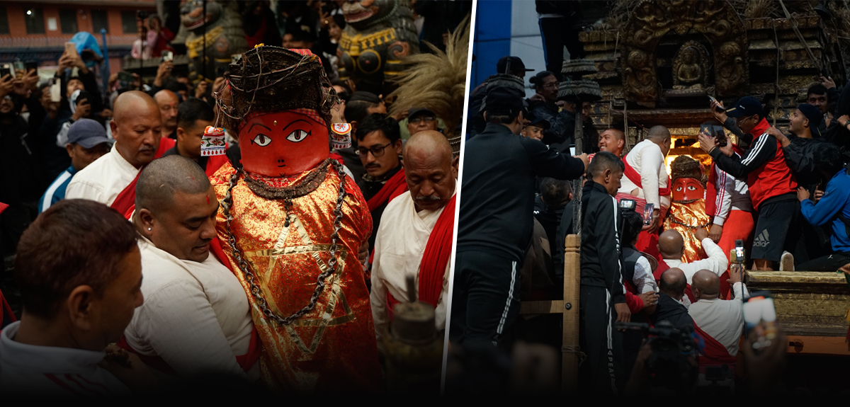 रातो मच्छिन्द्रनाथको रथारोहण [फोटो फिचर]