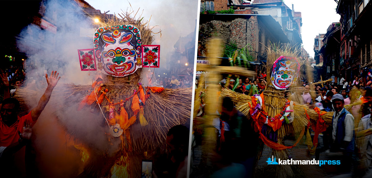 भक्तपुरमा यसरी मनाइयो गठेमंगल [फोटो फिचर]