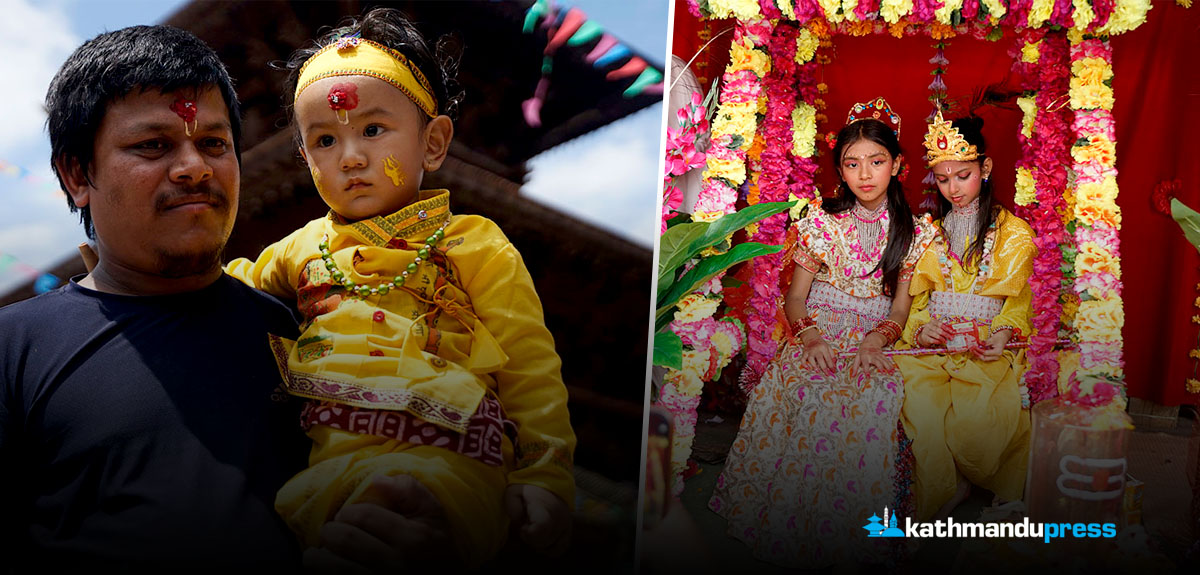 पाटन कृष्ण मन्दिरमा कृष्ण जन्माष्टमी [फाटो फिचर]