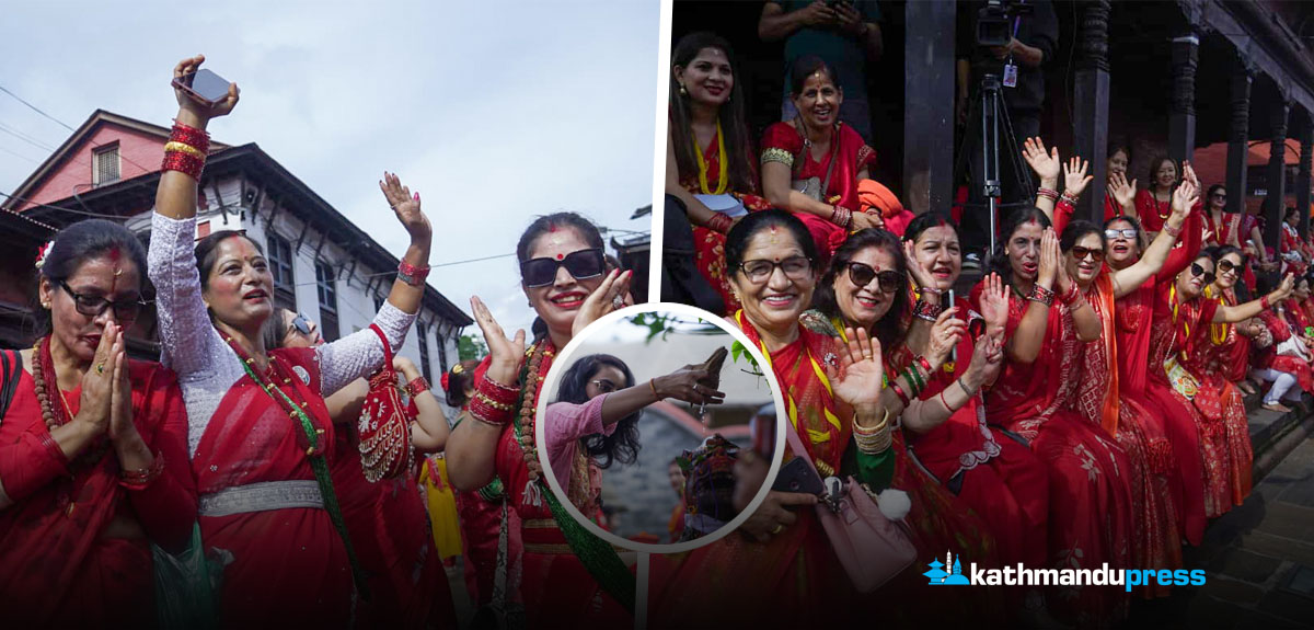 पशुपतिमा तीजको चहलपहल [फोटो फिचर]