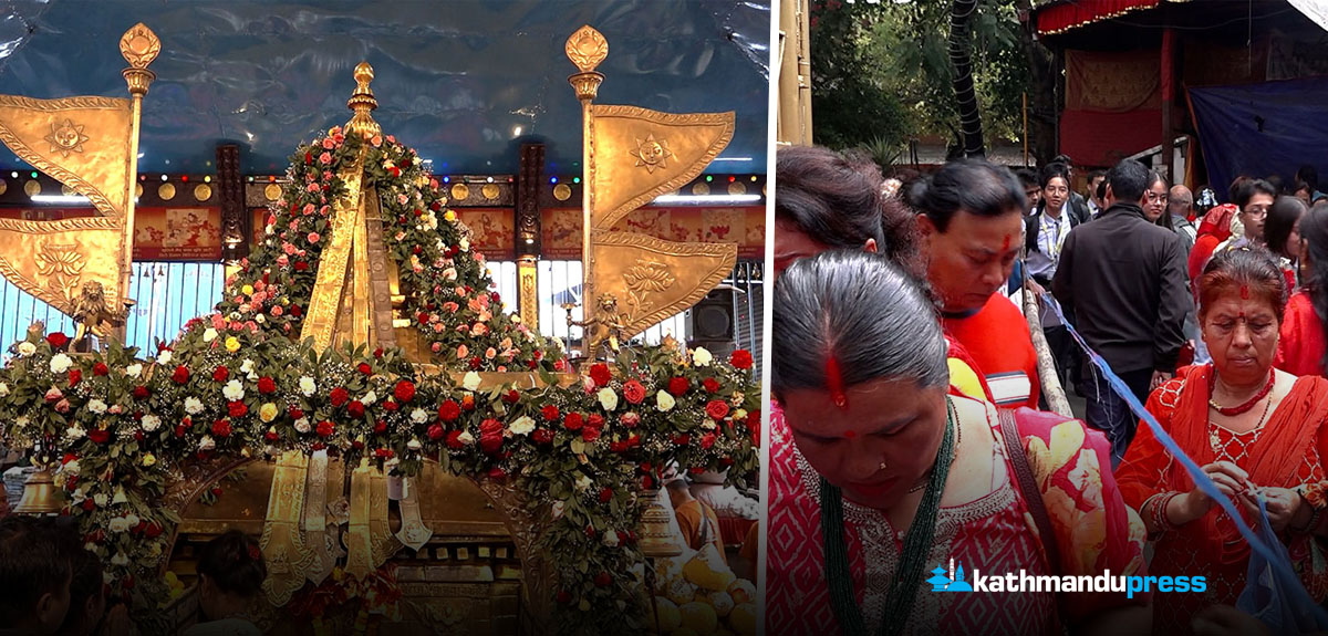 गणेश चतुर्थीमा कमलादीस्थित गणेश मन्दिर [फाेटाे फिचर]