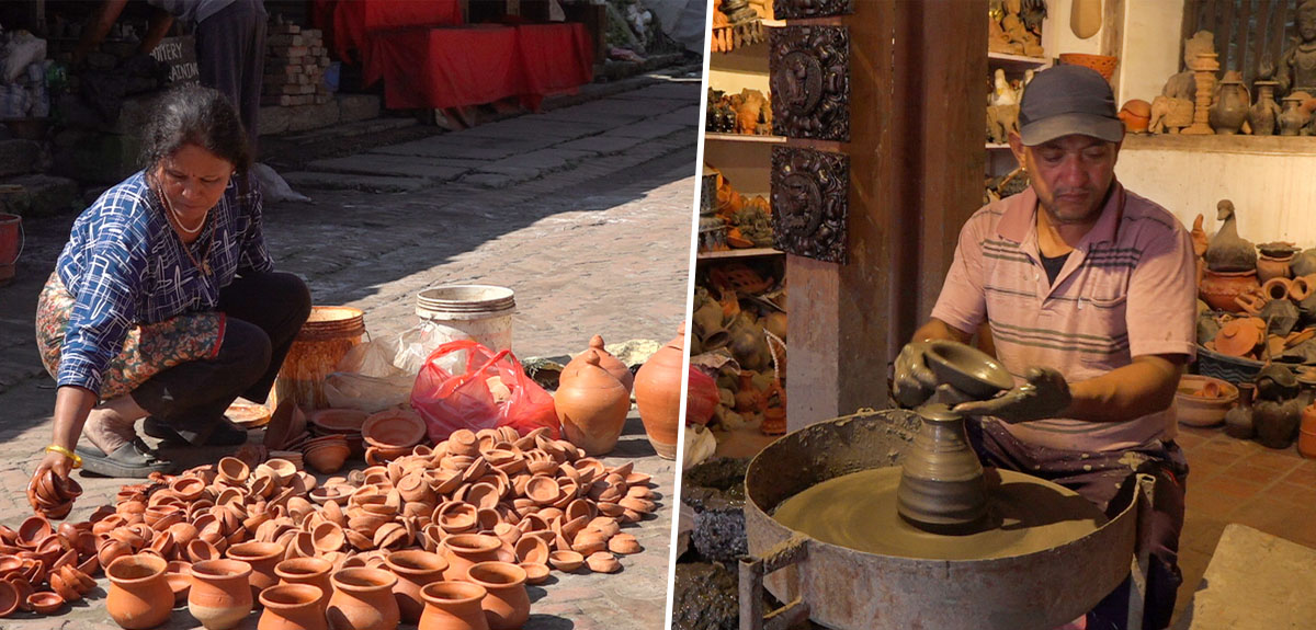 तिहार नजिकिएसँगै पाला बनाउन भ्याइनभ्याई [फोटो फिचर]