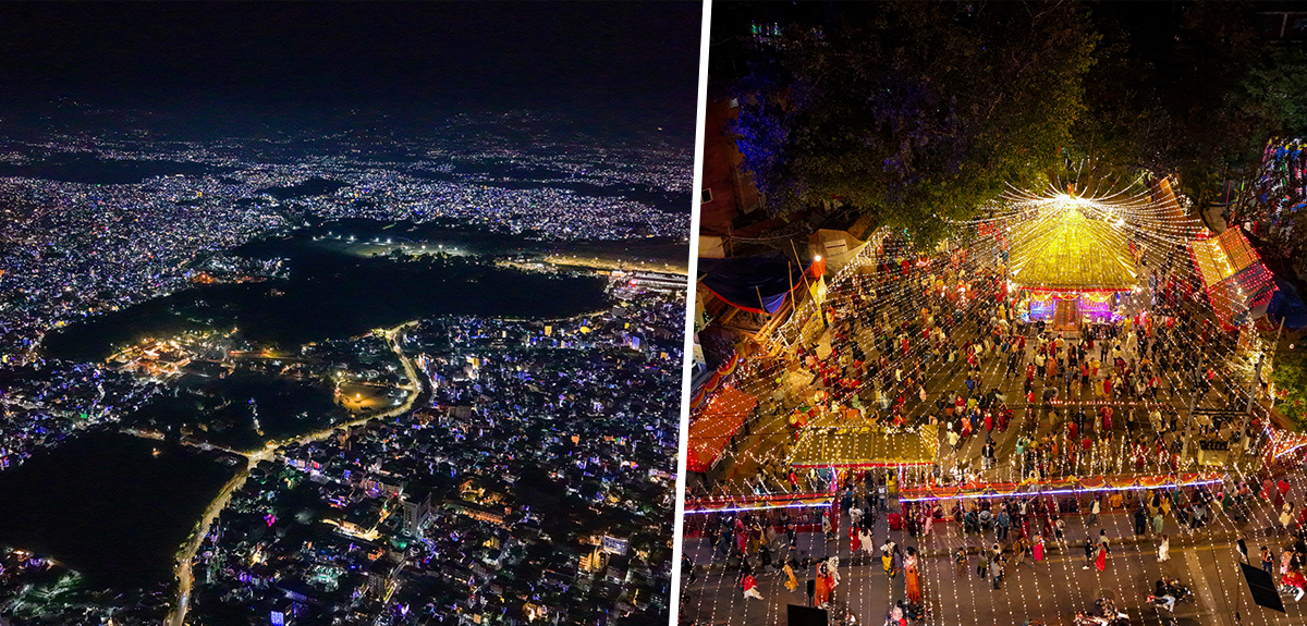 तिहारमा झिलिमिली काठमाडाैं [फाेटाे फिचर]