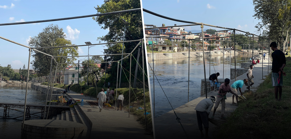 यसरी हुँदैछ गुह्येश्वरीमा छठको तयारी [फोटो फिचर]
