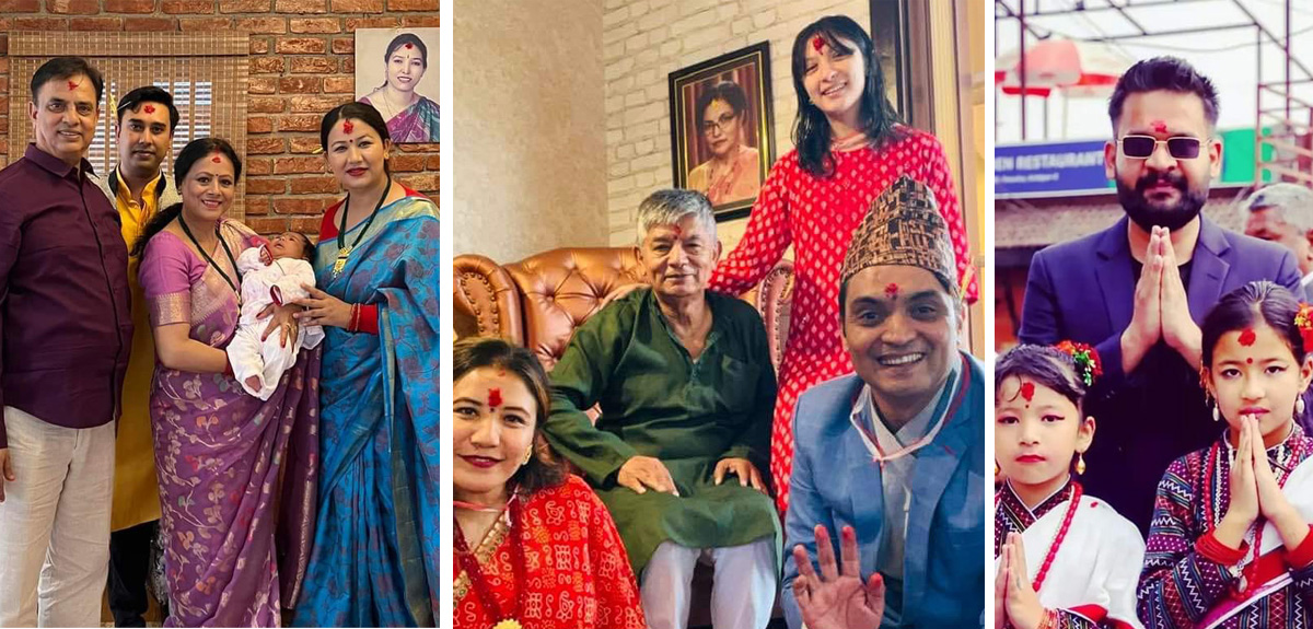 कस्तो रह्यो सेलेब्रिटीको टीका (तस्बिर)