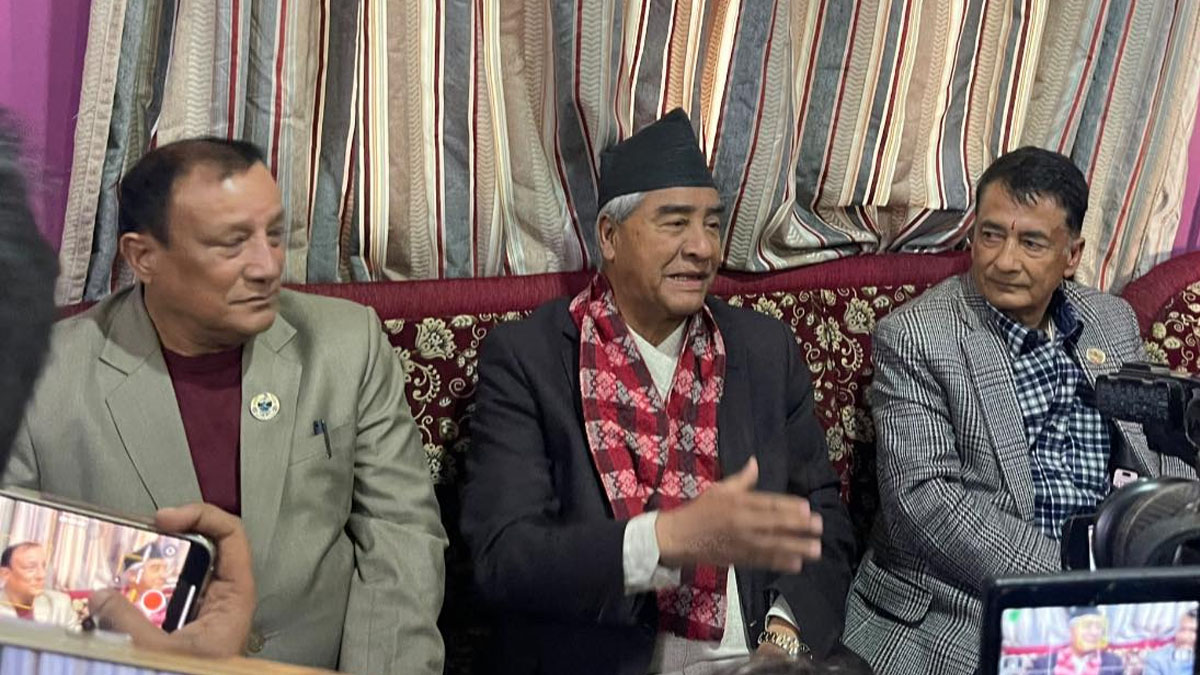 संविधान संशोधन गरेर उपराष्ट्रपतिलाई राष्ट्रिय सभाको अध्यक्ष बनाउन सकिन्छ : सभापति देउवा
