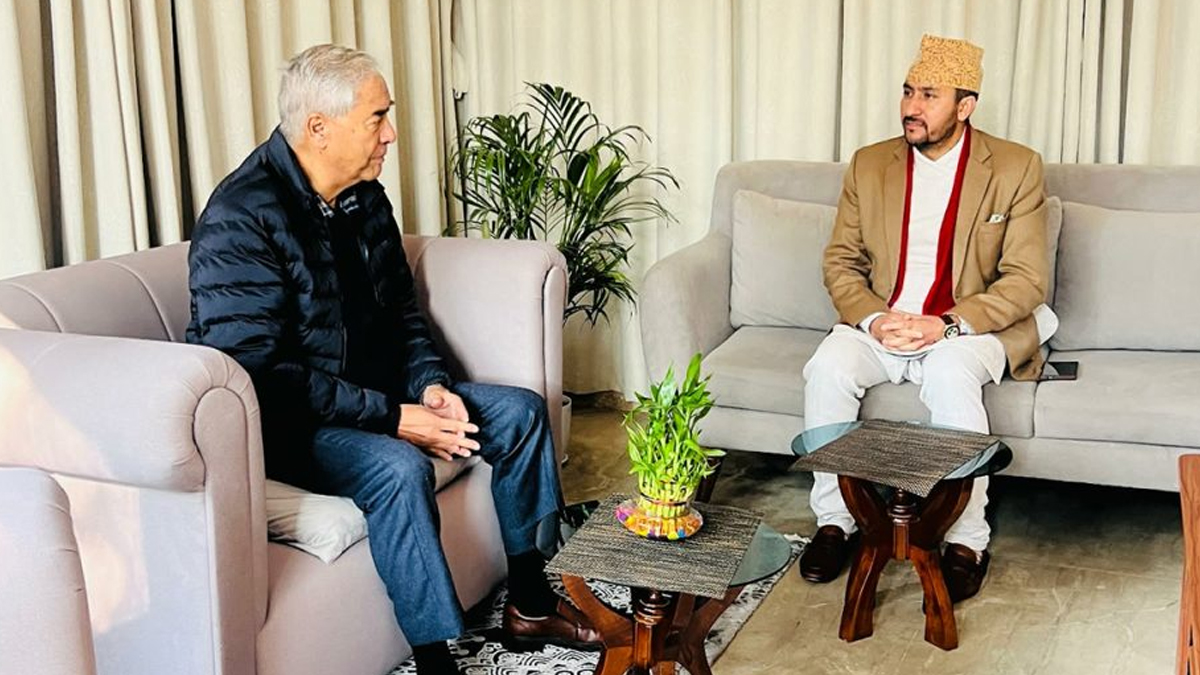 सरकारलाई निर्वाचनको वातावरण बनाउन देउवाको सुझाव