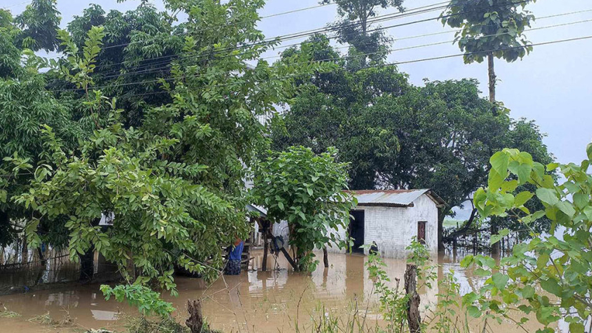 बर्दियाको बारबर्दियामा ४३ घर डुबानमा