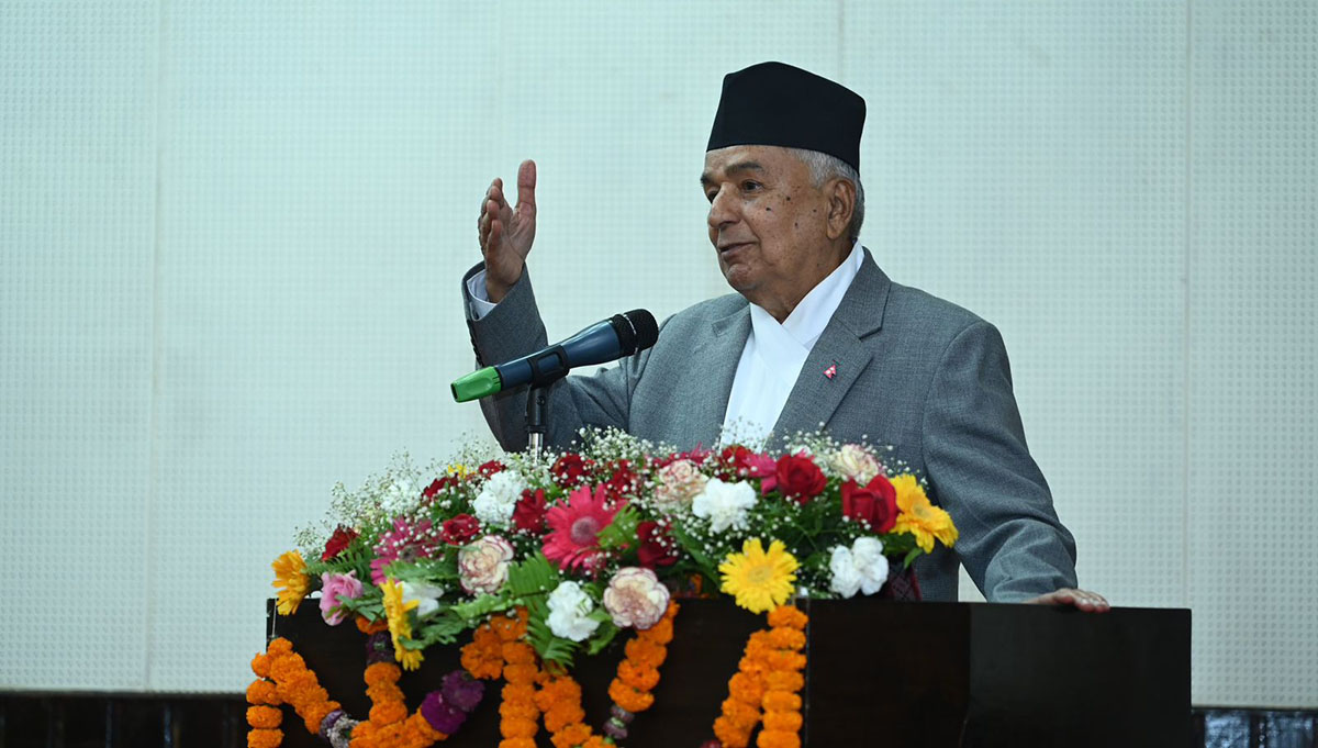 कम्युनिष्टहरूलाई लोकतान्त्रिक प्रक्रियामा रुपान्तरण गर्ने पुष्पलाल नै हुन् : राष्ट्रपति