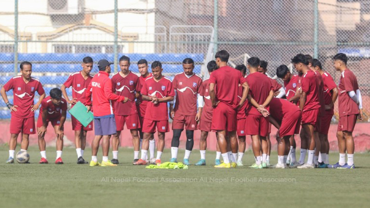 नेपाल र पाकिस्तानबीच मैत्रीपूर्ण फुटबल खेल आज