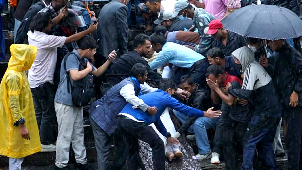 आत्मदाह गरेका गणेश नेपालीको आर्यघाटमा अन्त्येष्टि