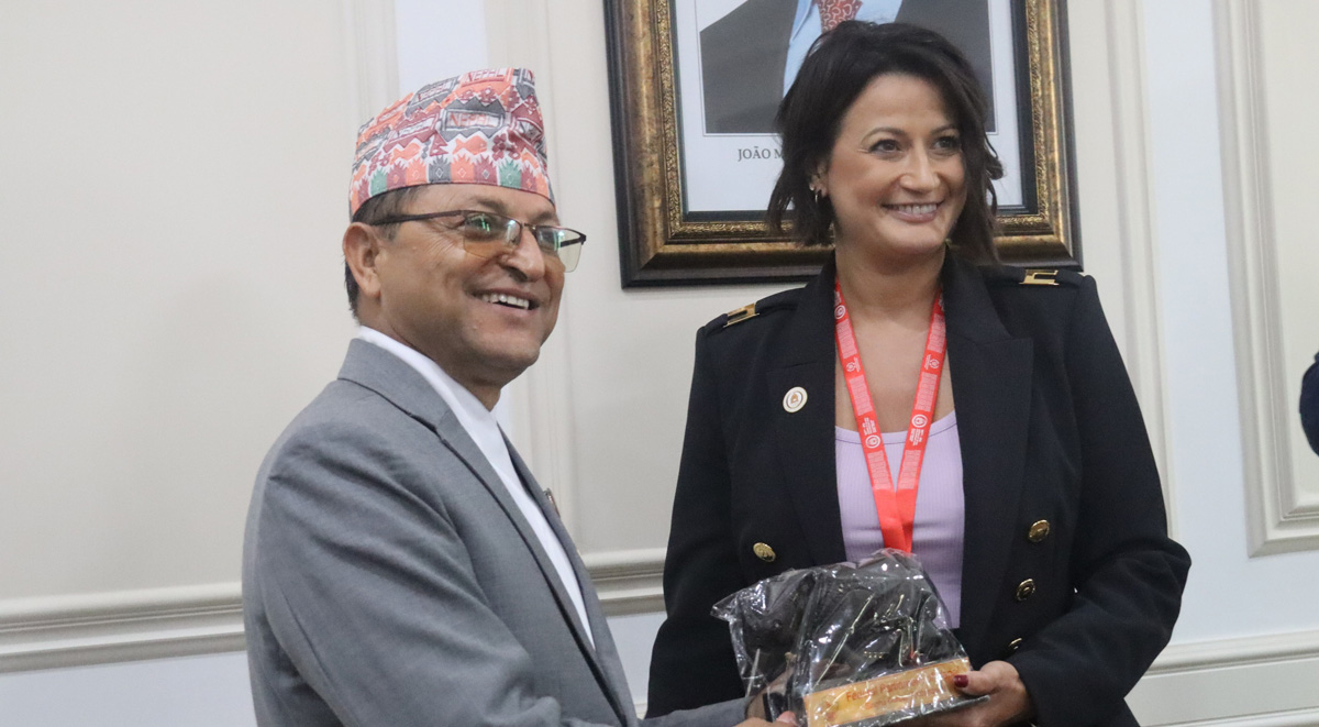 अध्यक्ष तिमिल्सिना र बेल्जियमकी सभामुख बीच भेटवार्ता