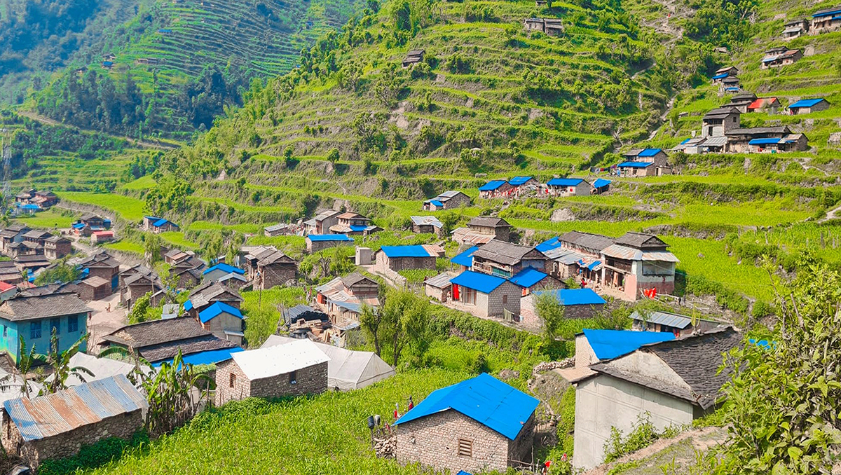 बागलुङका  दुर्गम गाउँमा विद्युत् प्रसारण लाइन विस्तार