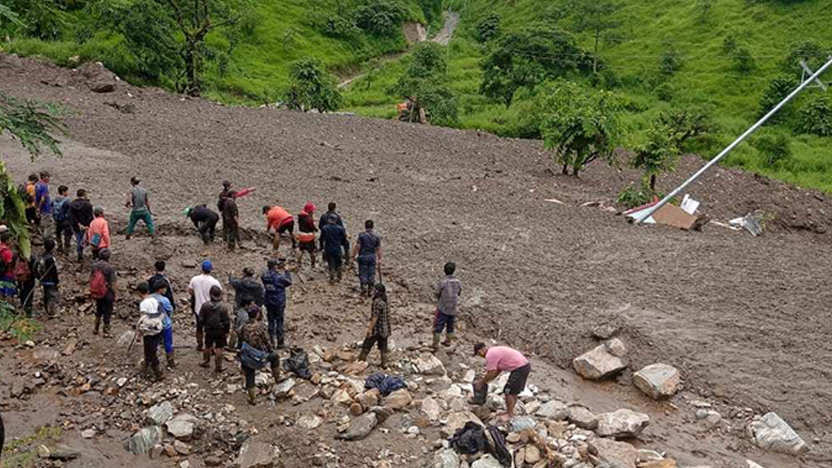 गोरखाको पहिरोमा बेपत्ता ३ जनाको शव भेटियो
