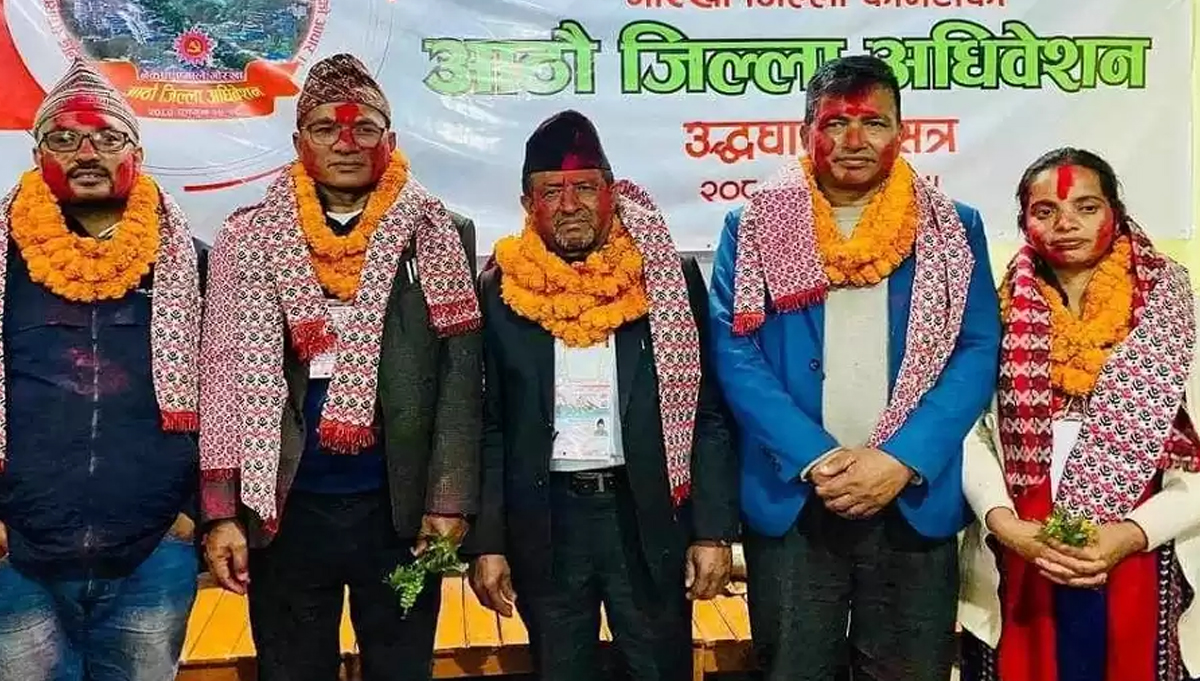 एमाले गोरखा जिल्ला अध्यक्षमा सुरेन्द्रबहादुर थापा