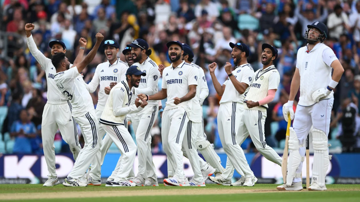 अन्तिम टेस्टमा भारतको ६ रनको रोमाञ्चक जित, इंग्ल्यान्डविरुद्धको सिरिज बराबरीमा