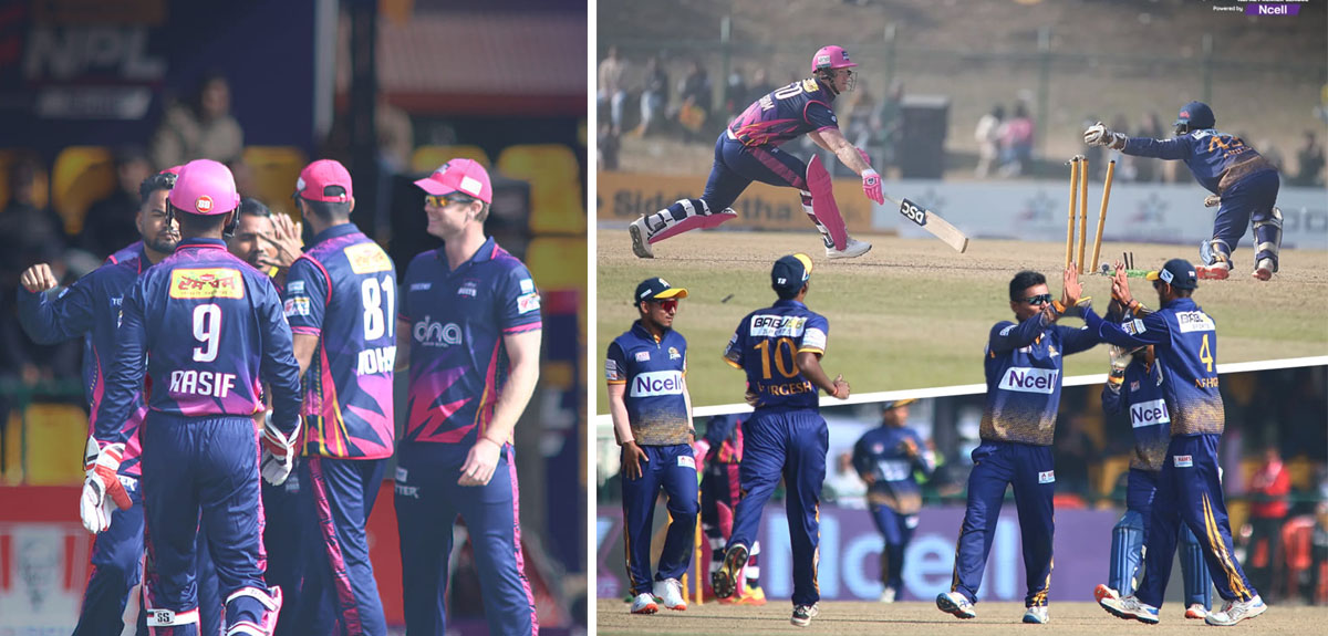 हर्ष थाकरको घातक बलिङमा जकपुरको १ रनको रोमाञ्चक जित, लुम्बिनीको चौथो हार