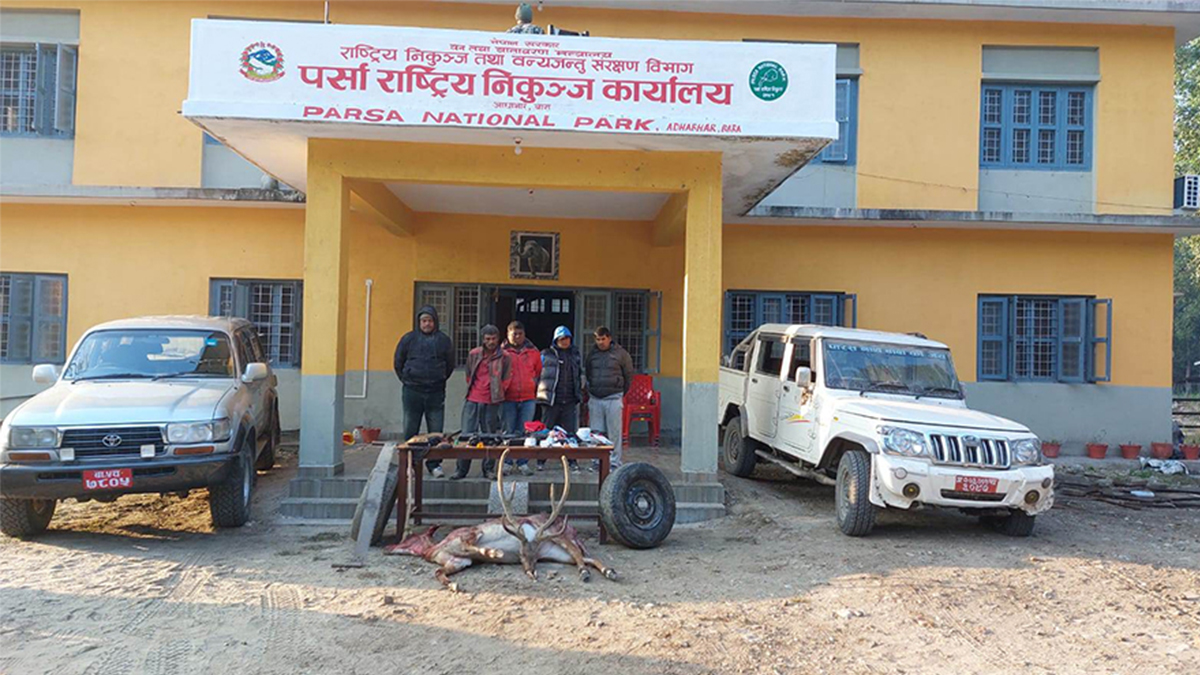 निकुञ्जमा जरायो मारेको अभियोगमा दुईजना प्रदेशसभा सदस्यसहित ४९ जनाविरुद्ध मुद्दा