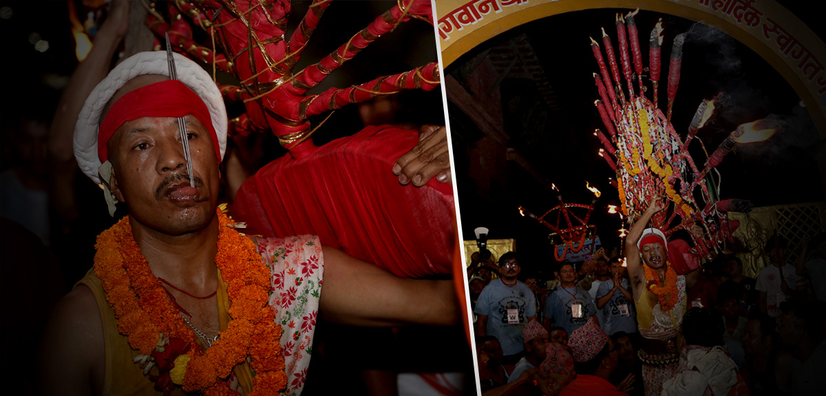 यसरी छेडे बालकरामले जिब्रो [तस्बिर]
