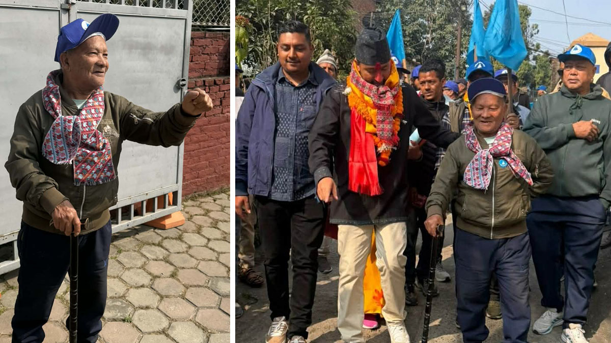 पाटनका ८१ वर्षीय रामभक्त खड्गी भन्छन्- जीवनभर सूर्यमा भाेट हालेँ, याे पटक परिवर्तनकाे पक्षमा