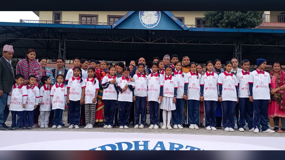 एउटै विद्यालयमा १३  जोडी जुम्ल्याहा विद्यार्थी