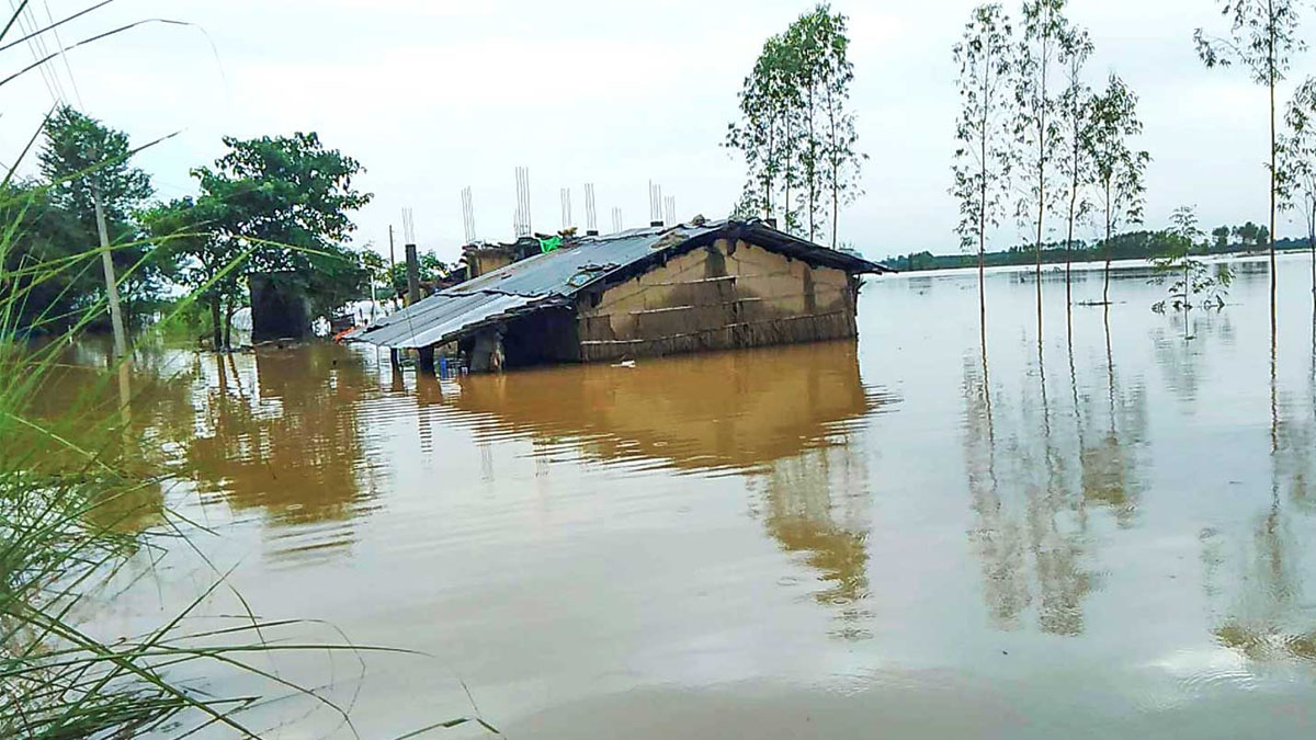 टीकापुरमा बाढीबाट सात सय परिवार विस्थापित