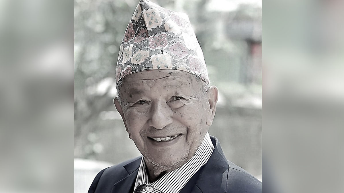 पूर्वप्रधानन्यायाधीश श्रेष्ठलाई पितृशोक 