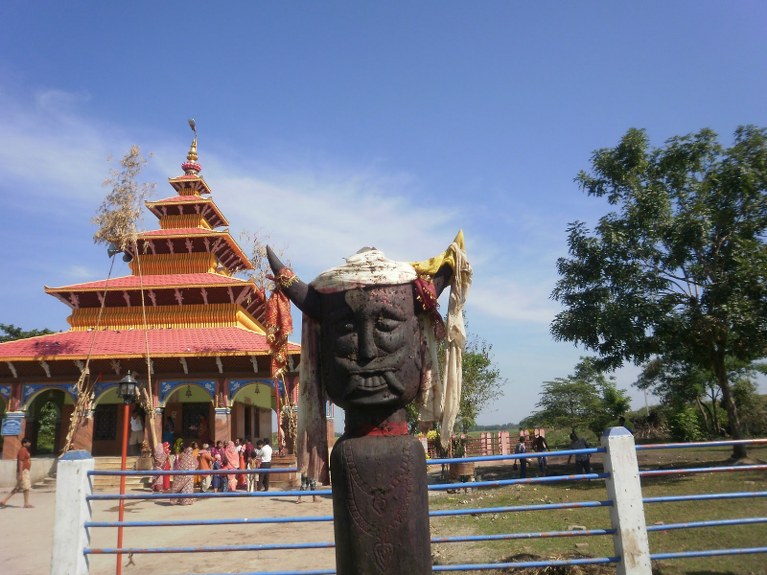 कङ्कालिनी भगवती मन्दिरमा ६६९ राँगाको बलि चढाइयो