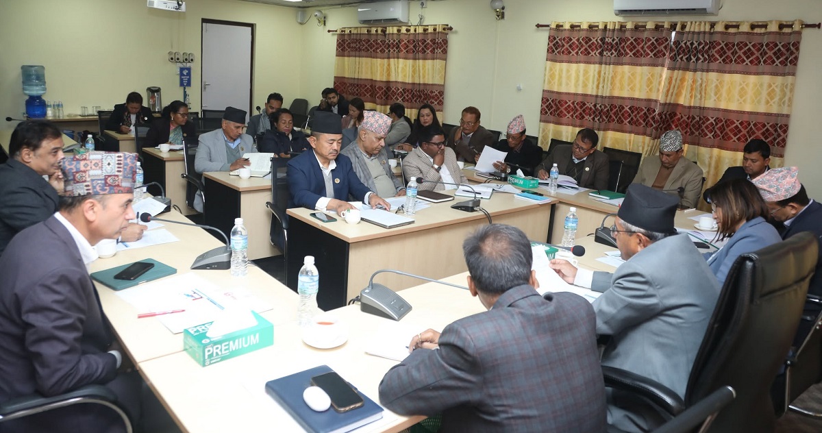 प्रतिनिधिसभाको कार्यव्यवस्था समितिमा प्रमुख सचेतकबीच भनाभन