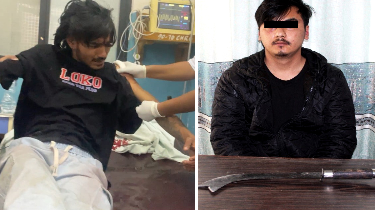 पोखरामा खुँडा हानेर भागेका मनिष ठकुरी खुँडासहित पक्राउ