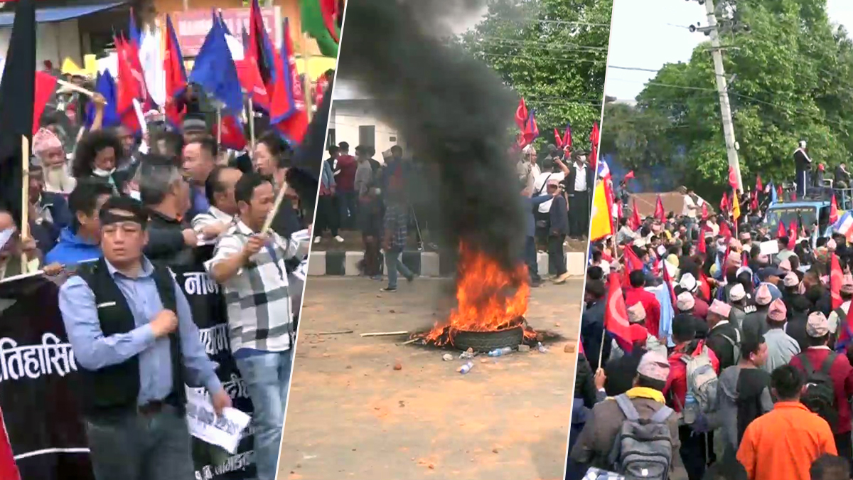काेसी प्रदेश नाम खारेजी माग गर्दै विराटनगरमा प्रदर्शन