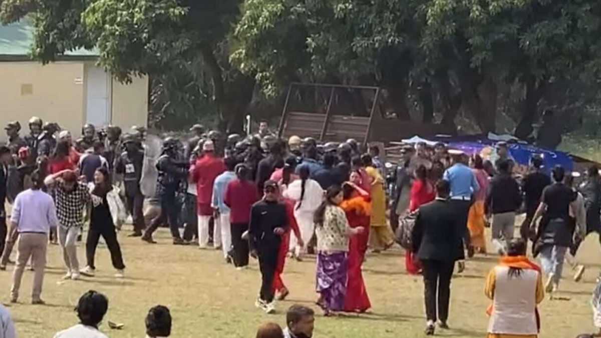 कोटिहोमको भूमिपूजनमा झडप, नगर प्रहरीसहित १३ जना घाइते