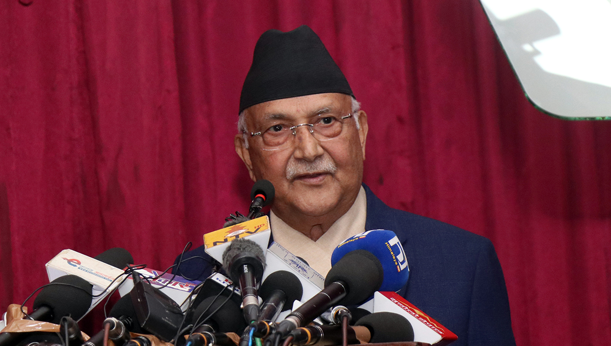 राष्ट्रिय हितका लागि सबै दल एक ठाउँमा हुनुपर्छ : अध्यक्ष ओली