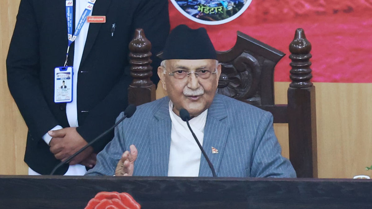 प्रधानमन्त्री ओलीले सांघाइ शिखर सम्मेलनलाई सम्बोधन गर्ने 